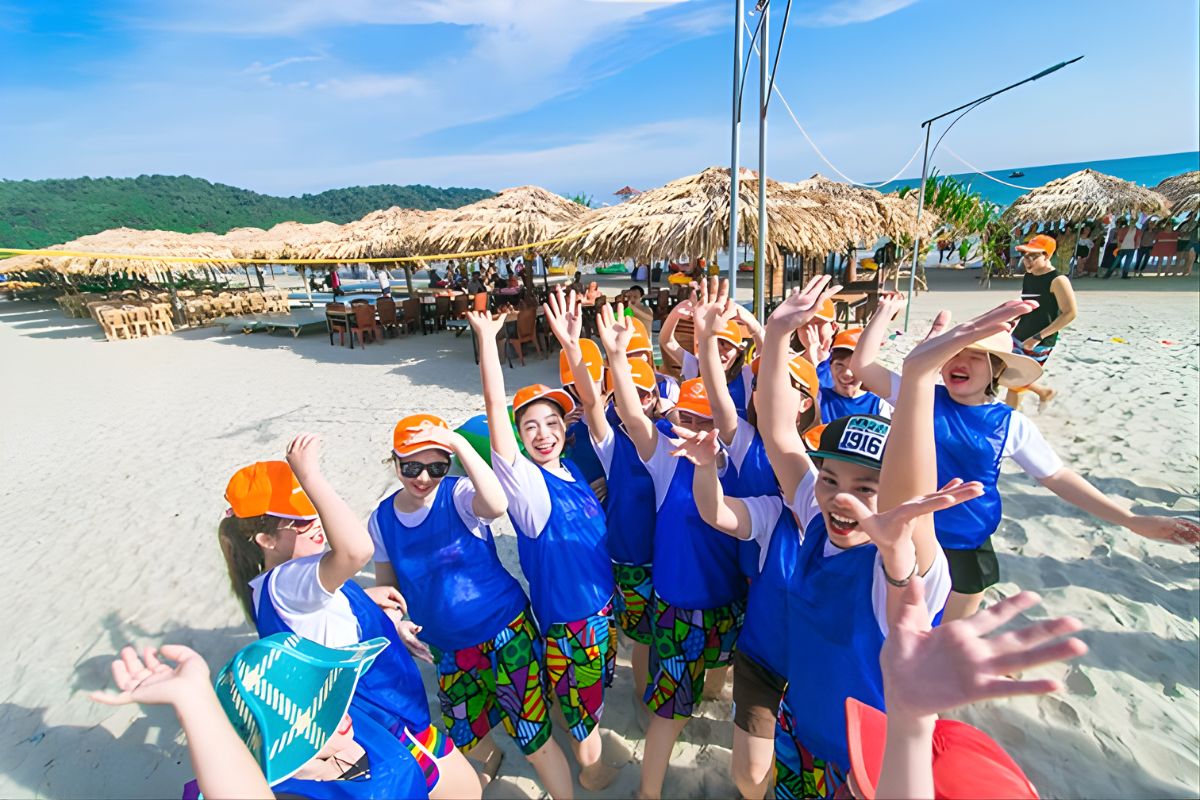 Trò chơi phối hợp giúp các thành viên rèn luyện tinh thần đồng đội