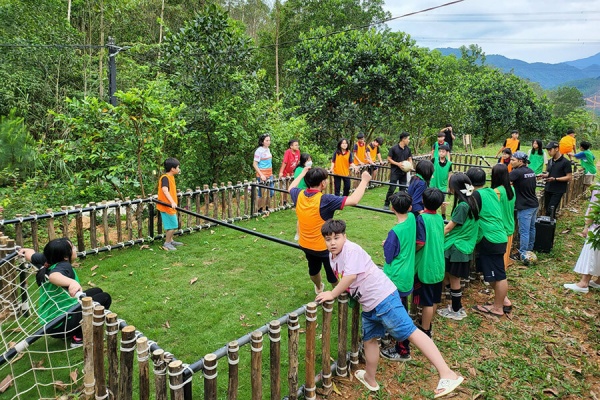 Chương Trình Team Building Cho Học Sinh Tại My Retreat Đại Lải (3)