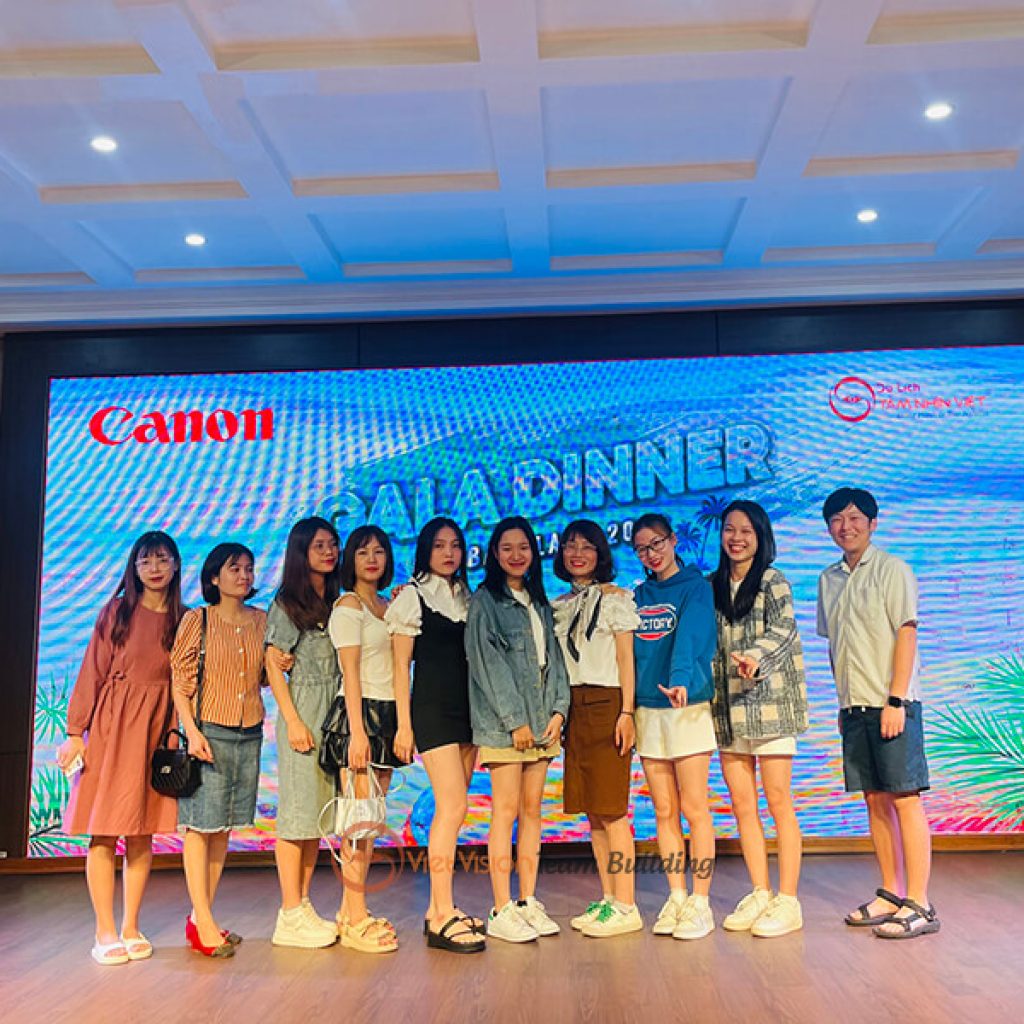 Hình Ảnh Chương Trình Du Lịch & Tổ Chức Gala Dinner Canon – KCN Quế Võ