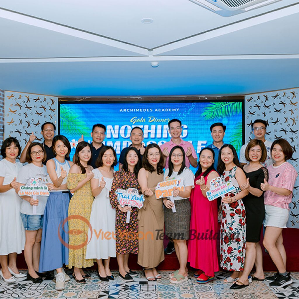 Hình Ảnh Tổ Chức Team Building & Gala Dinner tại Hạ Long Lớp 8A1 – Trường THCS Archimedes Academy