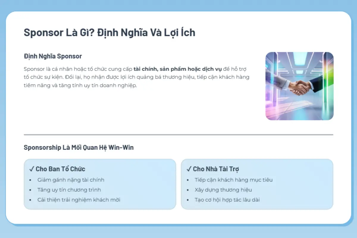 Sponsor là gì