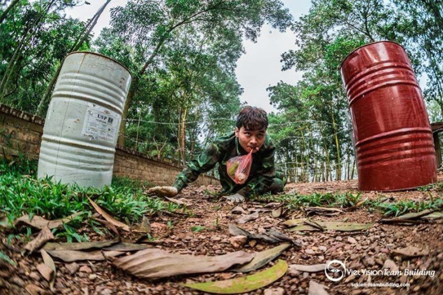 Công ty tổ chức team building quân đội tại khu sinh thái Thiên Phú Lâm