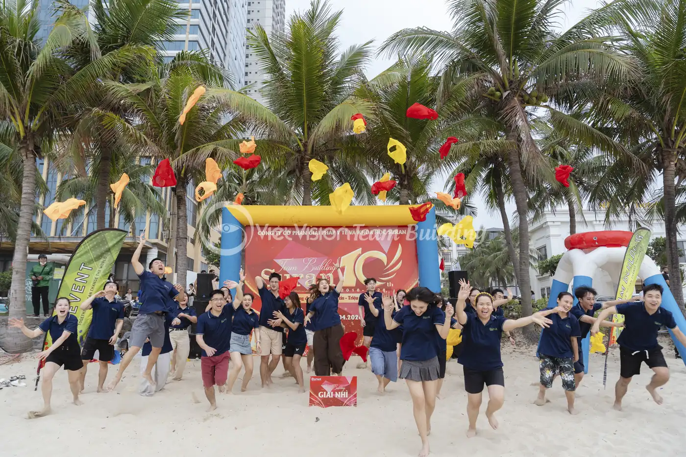 Hoạt động team building cần người tham gia giữ đồ cá nhân gọn nhẹ để không vướng khi chơi
