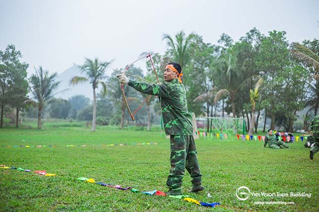 Địa điểm tổ chức team building quân đội tại gần Hà Nội