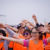 Dịch vụ cho thuê đạo cụ đồ tổ chức team building - Áo lưới màu cam