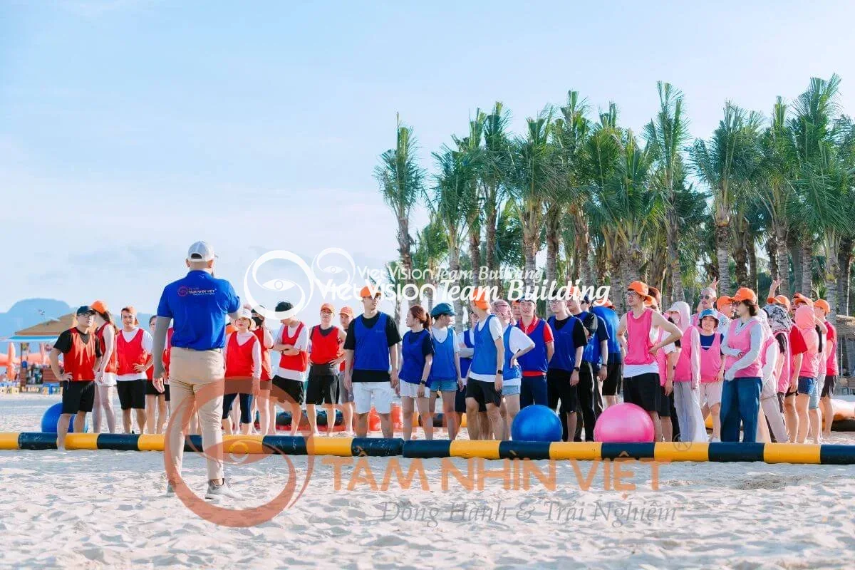 Chương trình team building bãi biển Hạ Long dành cho doanh nghiệp Chương trình team building bãi biển Hạ Long dành cho doanh nghiệp
