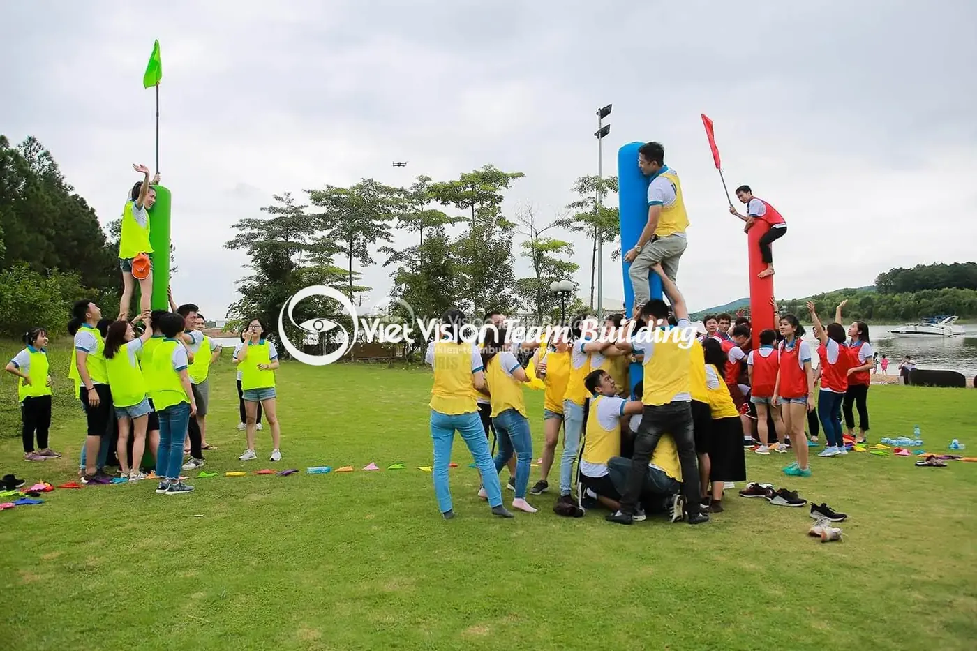 Mini game cần sự phối hợp của cả đội