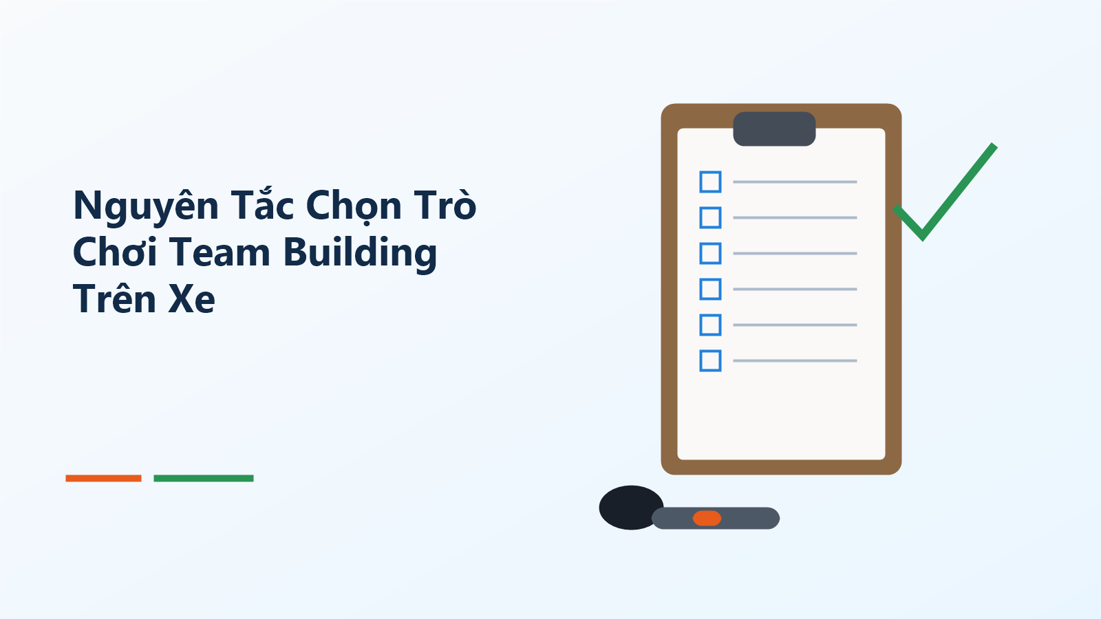 Nguyên Tắc Chọn Trò Chơi Team Building Trên Xe