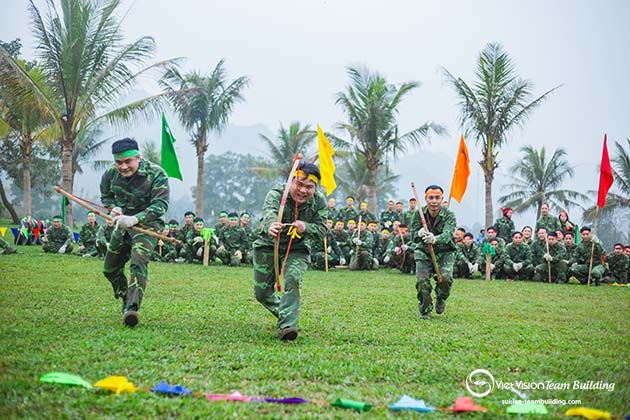 Nội dung chương trình team building quân đội