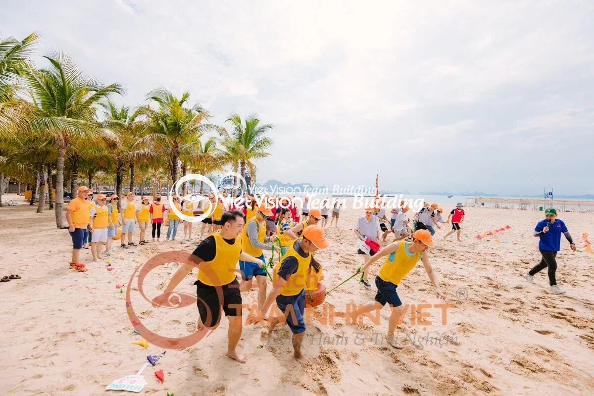 Đoàn doanh nghiệp tham gia team building sôi động tại bãi biển Phan Thiết cùng Viet Vision Team Building Đoàn doanh nghiệp tham gia team building sôi động tại bãi biển Phan Thiết cùng Viet Vision Team Building