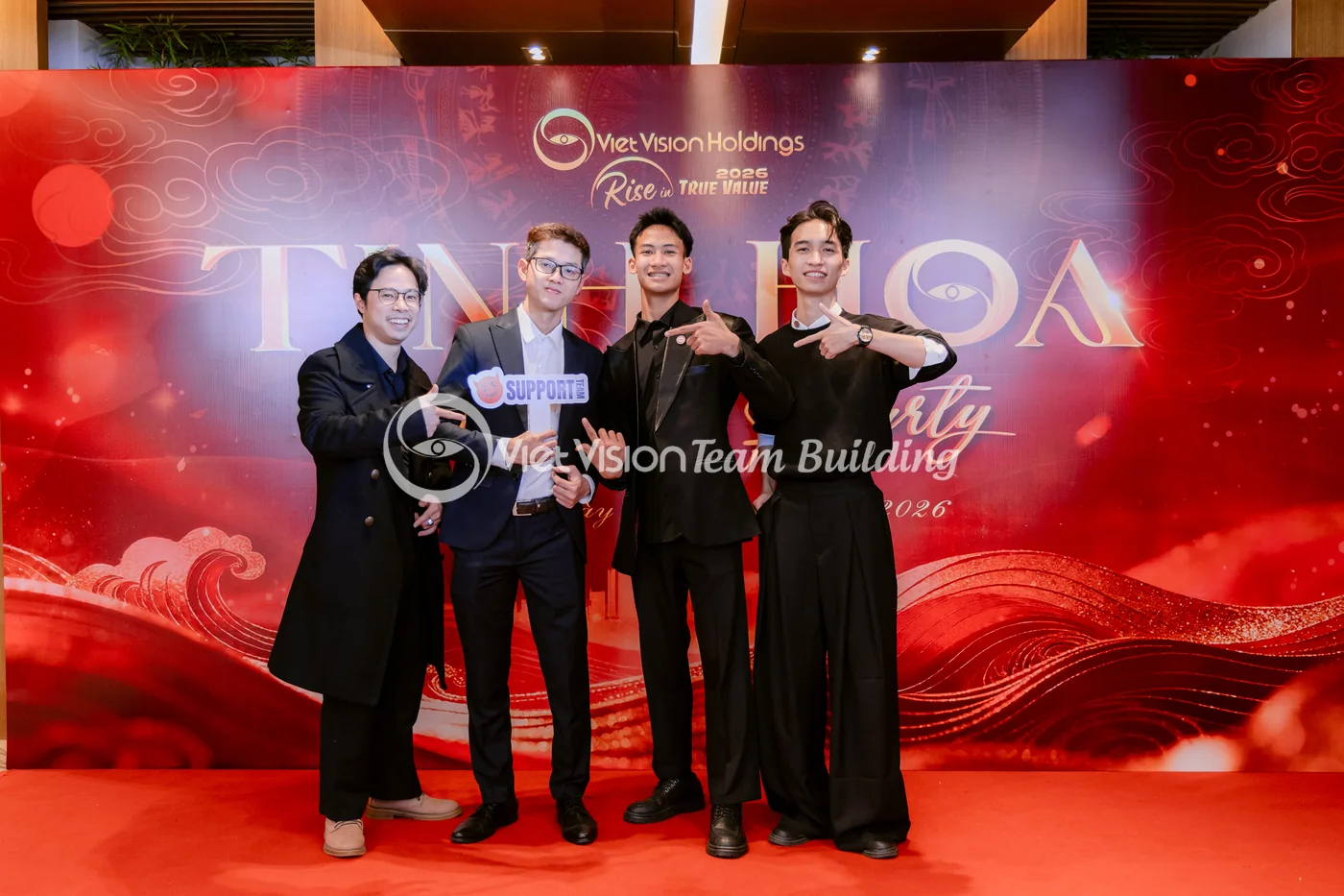 Đạo cụ photobooth được sử dụng gọn gàng