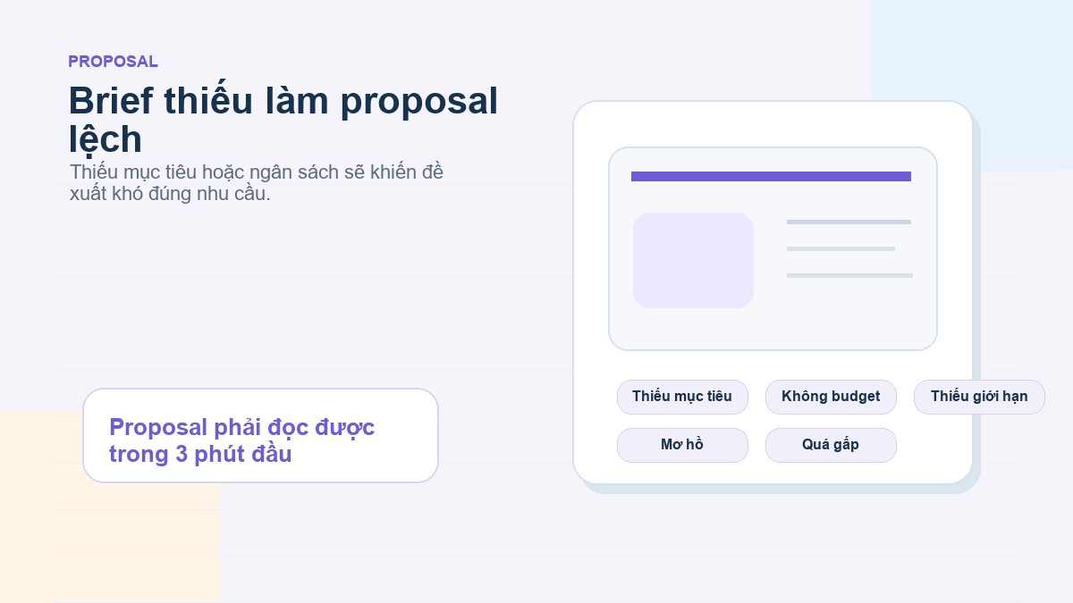 Infographic lỗi thường gặp khi gửi brief team building