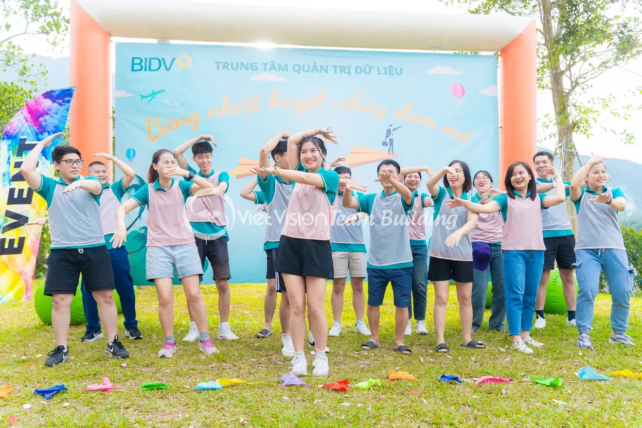 BIDV trò chơi đội nhóm ngoài trời