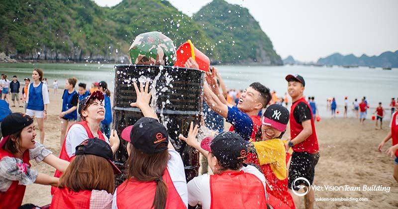 Tổ chức chương trình team building ngoài trời chuyên nghiệp, uy tín