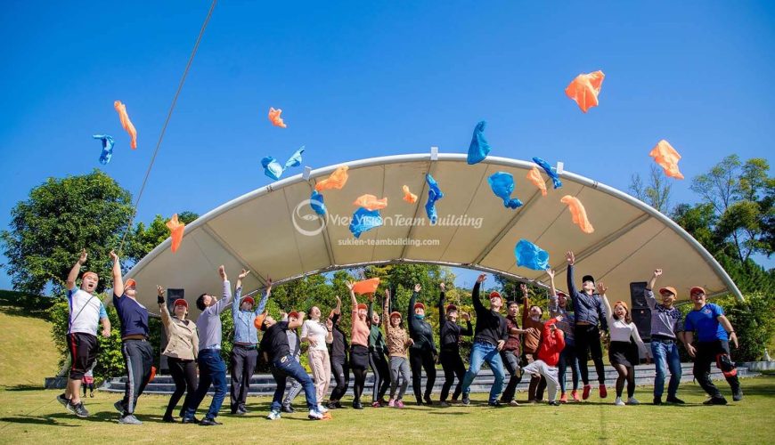 Dịch vụ tổ chức team building & gala dinner tại Flamingo Đại Lải Resort: Lubrication Solution Kyodo Yushi