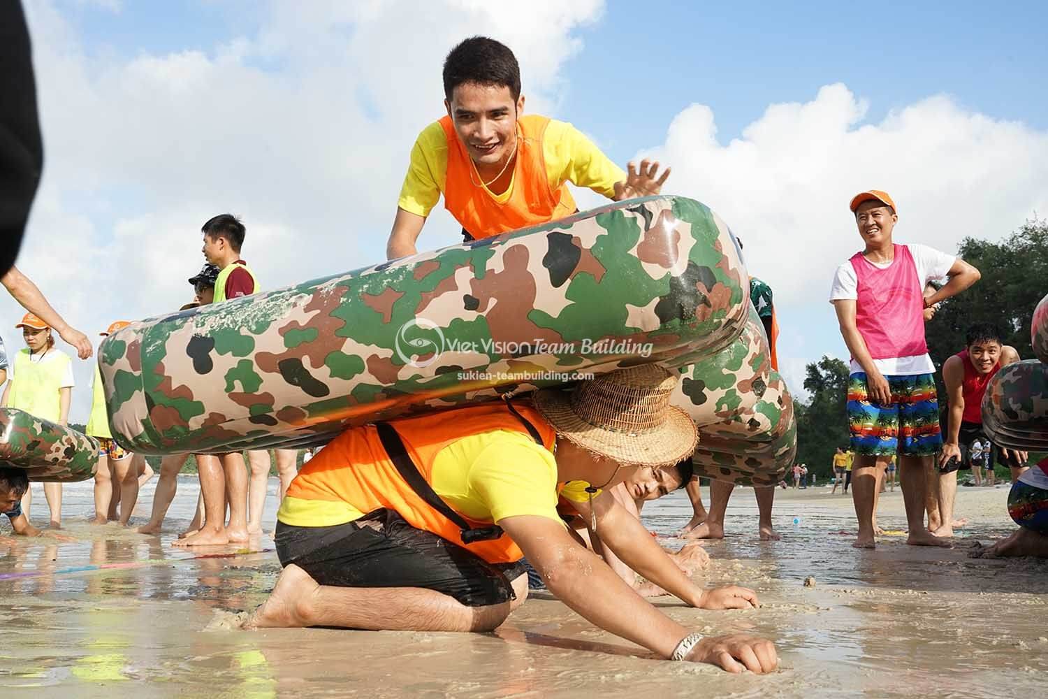 Công ty tổ chức chương trình team building & gala dinner tại đảo Minh Châu: Yanagawa Seiko | Làm hết sức, chơi hết mình