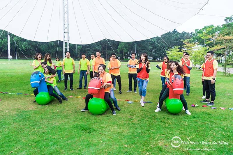 Tổ chức team building & ngày hội gia đình tại Flamingo Đại Lải - MB Bank | Đoàn kết xông pha, ban ta tất thắng