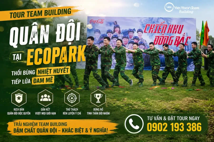 Công ty tổ chức team building quân đội chuyên nghiệp