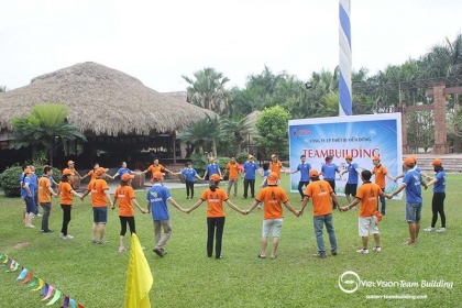 Tổ chức team building tập thể ngoài trời tại Asean Resort