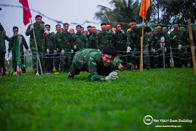 Tổ chức team building theo concept quân đội