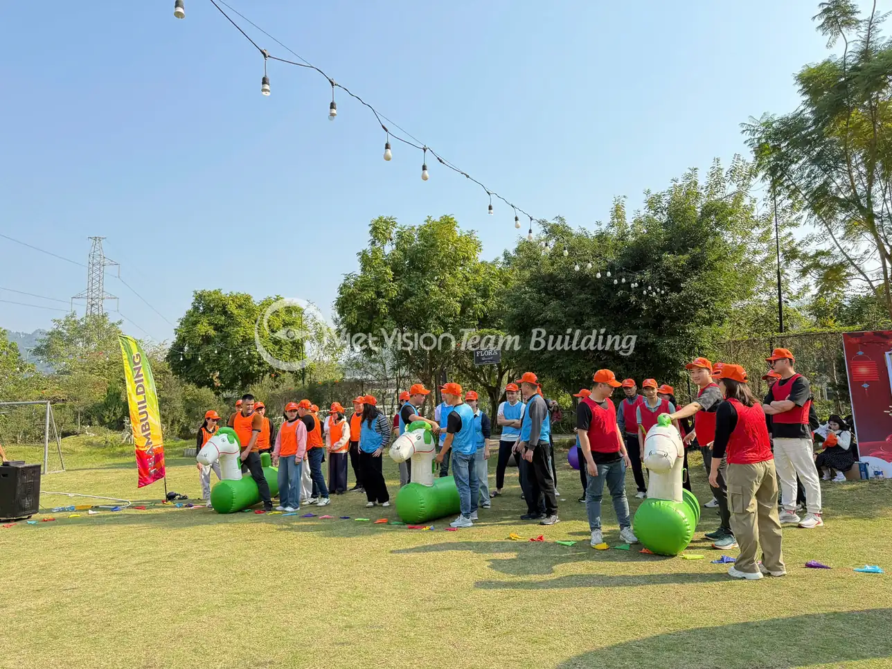 Đạo cụ tại trạm team building cần chuẩn bị khi tự tổ chức Amazing Race
