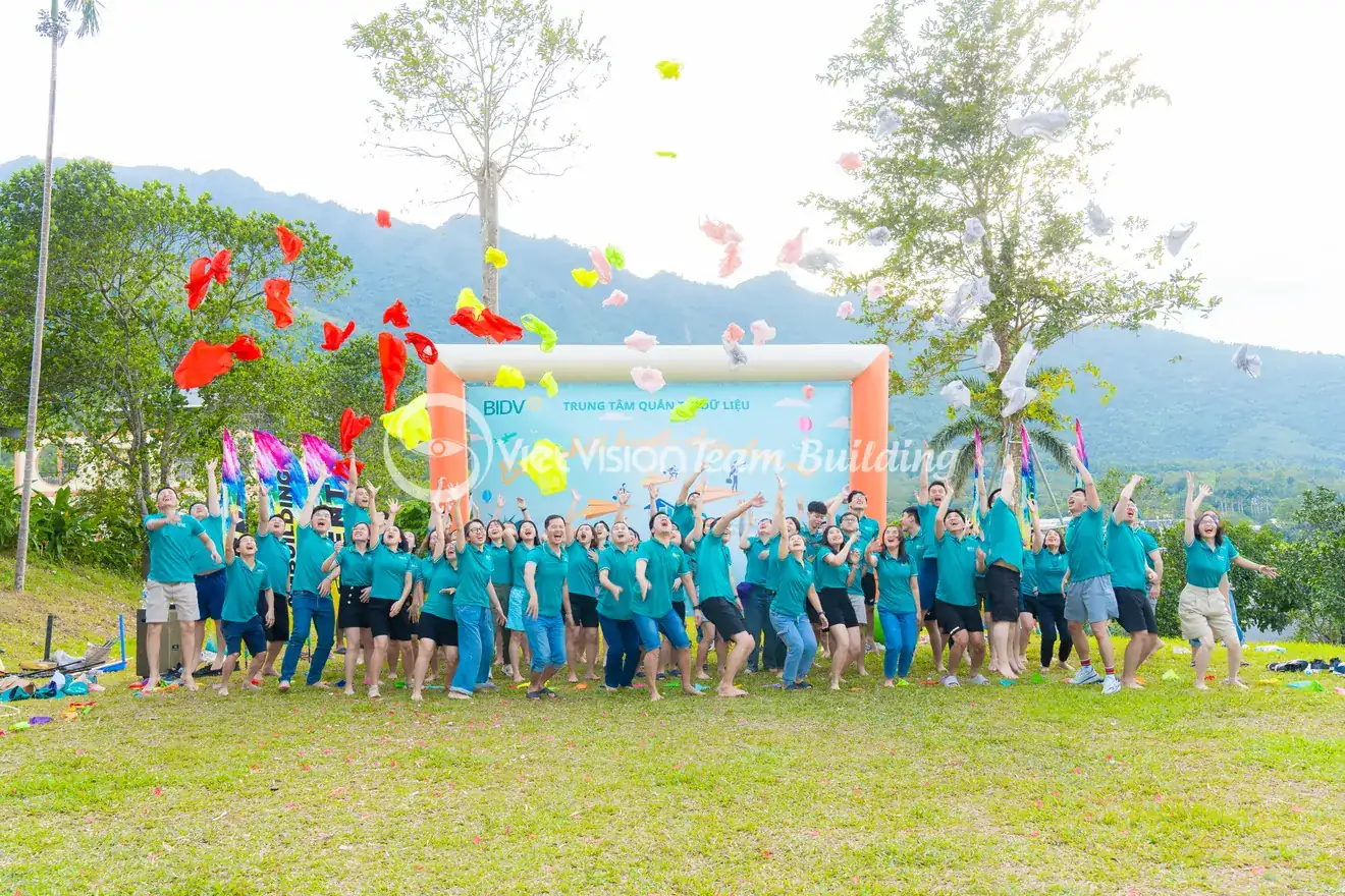 BIDV team building ảnh đoàn ngoài trời BIDV team building ảnh đoàn ngoài trời